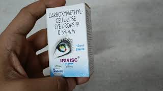 Carboxymethylcellulose Eye Drops IP 05 wv Uses In Hindi  IRIVISC Eye Drops Uses In Hindi [upl. by Haym]