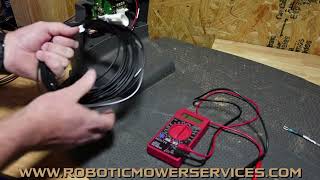 Testing Husqvarna Automower Low Voltage Cable amp Charging Station Harness Resistance While Connected [upl. by Bowes]