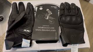 Honest Review of the ILM Goatskin Leather Motorcycle Gloves DN01 [upl. by Ardnad]