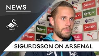 Swans TV  Reaction Sigurdsson on Arsenal [upl. by Aseuqram]