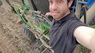 🚜 On peaufine la conduite sur enjambeur avec notre apprentis 👌 [upl. by Navada]