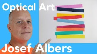 Josef Albers Interaction of Color – Op art and relative color [upl. by Assirram]