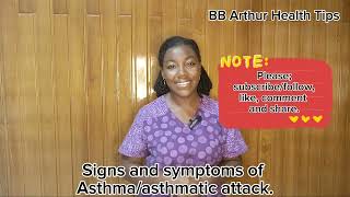 Knowing the signs and symptoms of Asthma [upl. by Sanoj]