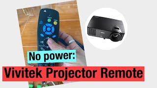 Vivitek Projector Remote No power ryansdiy vivitek [upl. by Netram]