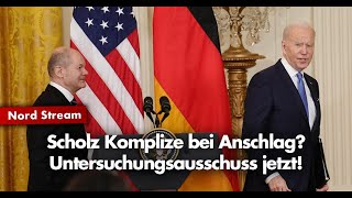 Scholz Komplize Untersuchungsausschuss Nord Stream [upl. by Meave861]