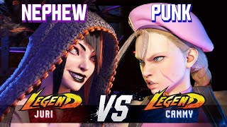 SF6 ▰ NEPHEW Juri vs PUNK Cammy ▰ High Level Gameplay [upl. by Ttnerb]