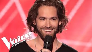 Skin RagNBone Man  Simon MorinThe Voice France 2018 Blind Audition [upl. by Annola]