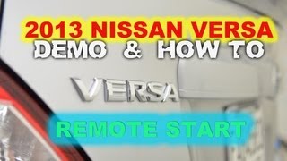 Nissan Versa 2013 Remote Start amp Keyless entry by AutoToyscom VIPER [upl. by Htabmas]