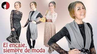 El encaje siempre de moda 12 estilismos para probar [upl. by Frankie]