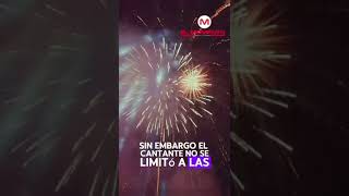 Christian Nodal festejó a Ángela Aguilar con cientos de rosas rojas y fuegos artificiales [upl. by Antipas]