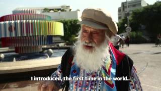 Yaacov Agam at the Dizengoff Fountain  Tel Aviv Israel [upl. by Aciraa]