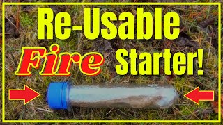 ReUsable Fire Starter  Cheap and Easy [upl. by Harrod]