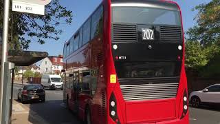 Brand new route 202 departing ardley Close bus stop for routes 181 and 202 [upl. by Asiilanna]