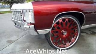 AceWhipsNET Brandywine Chevy Donk on 26quot Grano Forgiatos [upl. by Timotheus]