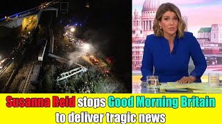 Susanna Reid and Richard Madeley abruptly stop Good Morning Britain to deliver tragic news [upl. by Icnarf212]