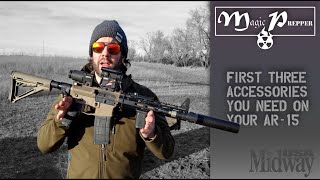 The First 3 Accessories You Need on Your New AR15 For Self Defense  Magic Prepper [upl. by Lammond]