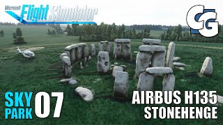 Skypark  Ep 7  Helicopter Tour over Stonehenge  Microsoft Flight Simulator [upl. by Atiuqan]