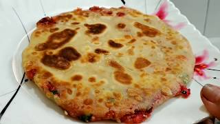 એકદમ હેલ્ધી વેજ પનીર પરાઠા VEG Paneer Paratha Healthy and tasty🌰🥕🥔 [upl. by Jacenta591]