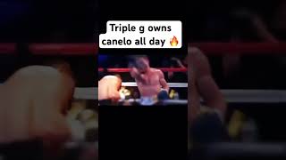 Triple g is the best boxer ever boxing sports canelo [upl. by Ludeman]