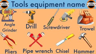 tools equipment name vocabulary english [upl. by Anglo]