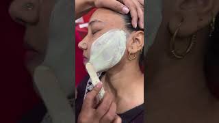 Face waxing youtubeshorts skincare facialhair like facial subscribe facialwaxing [upl. by Issie]