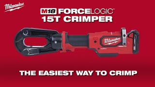 Milwaukee® M18™ FORCE LOGIC™ 15T Crimper [upl. by Eckardt]