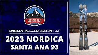 2023 Nordica Santa Ana 93  SkiEssentialscom Ski Test [upl. by Nwad208]