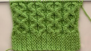 Easy to knit cable knitting pattern [upl. by Craggie]