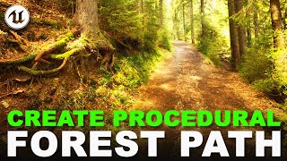 Create PCG Forest Path with Unreal Engine 53  Tutorial [upl. by Buckler]