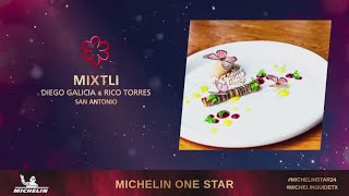 Michelin star awarded to San Antonio restaurant Mixtli [upl. by Enialb832]