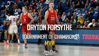 Dayton Forsythe  Dale High School  2022 Tournament of Champions MVP [upl. by Ajtak]