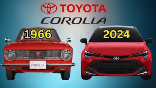 The Toyota Corolla Evolution 19662024 [upl. by Yrrah507]