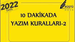 10 DAKİKADA  Büyük Harflerin Yazımı  RÜŞTÜ HOCA [upl. by Philender]