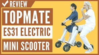 TopMate ES31 Electric Scooter Mini Tricycle Review [upl. by Alle]