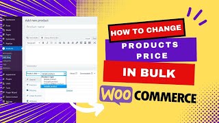 How to Change Product Prices in Bulk on WooCommerce  Quick and Easy Tutorial [upl. by Itin]