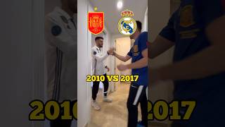 ESPAÑA 2010 vs REAL MADRID 2017 😱 realmadrid2017 seleccionespañola footballfunny ronaldofans [upl. by Nawiat]