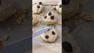 Tahini Cookies healthy chocolatecookies [upl. by Rape]