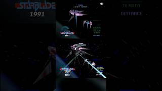 STARBLADE Arcade vs PlayStation Comparison [upl. by Hanid]