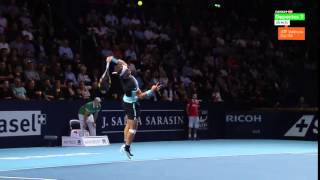 2015 Basel Nadal serve slow [upl. by Jurgen642]