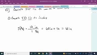 Convert from feet and inches to meters and centimeters [upl. by Liagaba]