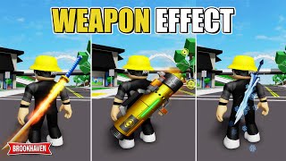 NEW WEAPON WITH EFFECT In Brookhaven WId  Roblox Part 3 [upl. by Bora663]