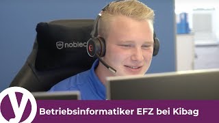 Eine Lehre als Informatikerin EFZ Betriebsinformatik bei der KIBAG Gruppe [upl. by Darnoc]