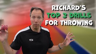 Richards Top 3 Overarm Throwing Drills  Serious Cricket [upl. by Anilas]