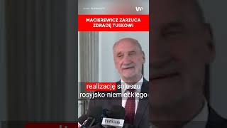 Macierewicz kontratakuje po miażdżącym raporcie MON [upl. by Devinne]