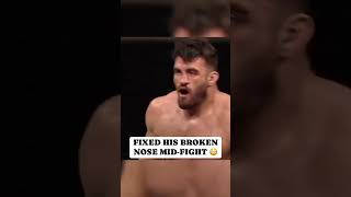 HE FIXED HIS BROKEN NOSE MID FIGHT 😮😵 [upl. by Ynogoham154]