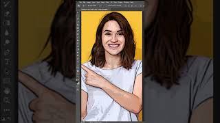 Easy Way to Create Cartoon Effect in Photoshop  Photoshop shorts cartooneffect [upl. by Llehsem311]