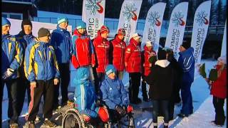 Cross Country Relay  Prize Giving Ceremonies  Sollefteå 2013 IPC [upl. by Emyaj]