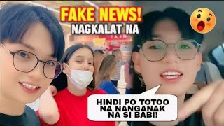 NANGANAK NA SI SABBY 😱😱 FAKE NEWS NAG KALAT NA 😤😤 NAGSALITA NA SI YAJI sabbyandsophia yabby [upl. by Adeline]