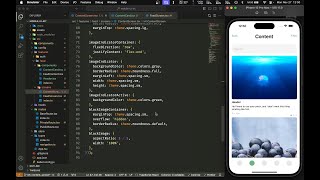 ASMR Programming  React Native Content Screen Design  No Talking [upl. by Niel]