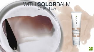 How To Use Biolage ColorBalm Chai Tea  Application [upl. by Merwyn]